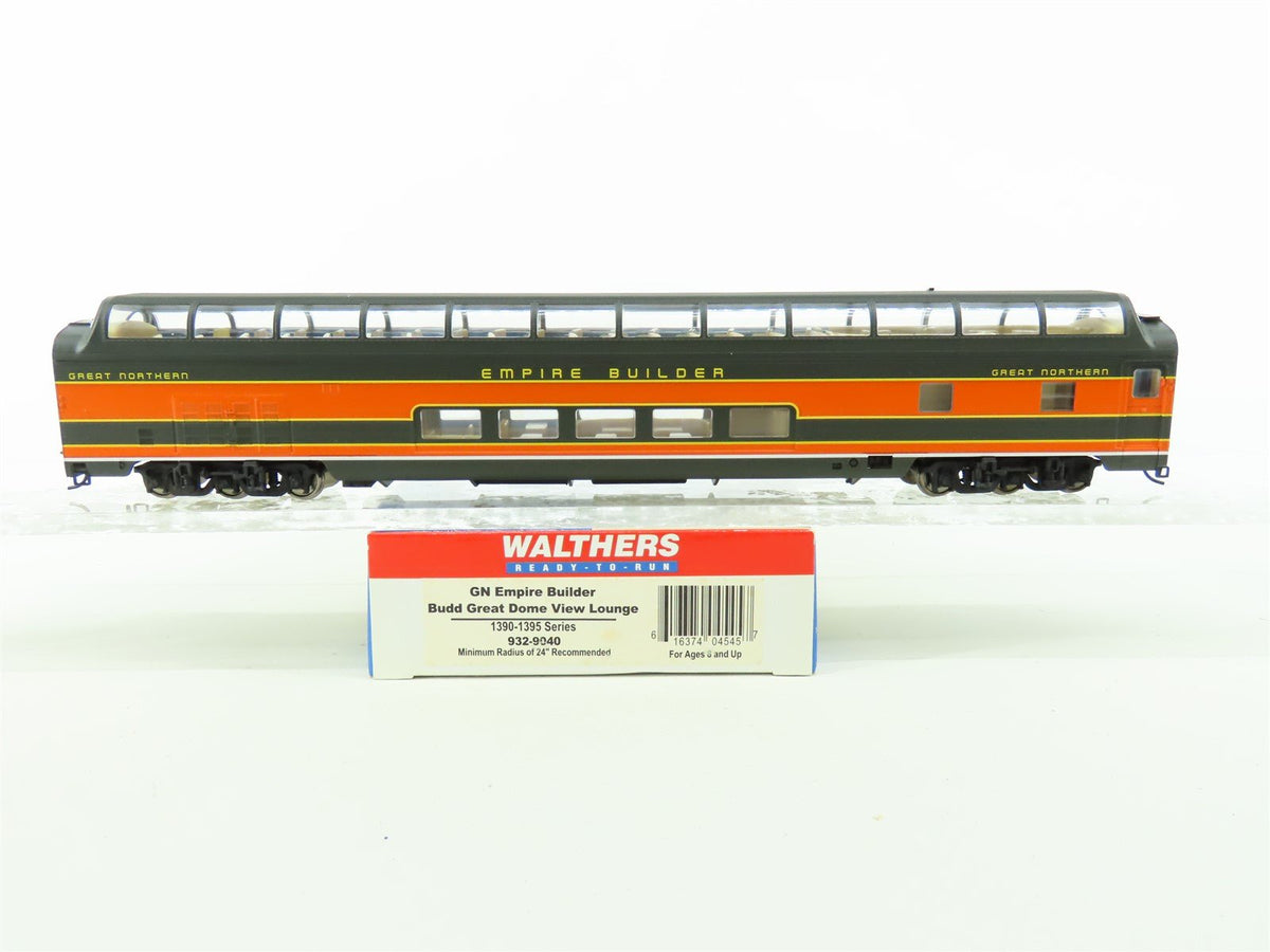 HO Walthers 932-9040 GN Great Northern &quot;Empire Builder&quot; Dome Lounge Passenger