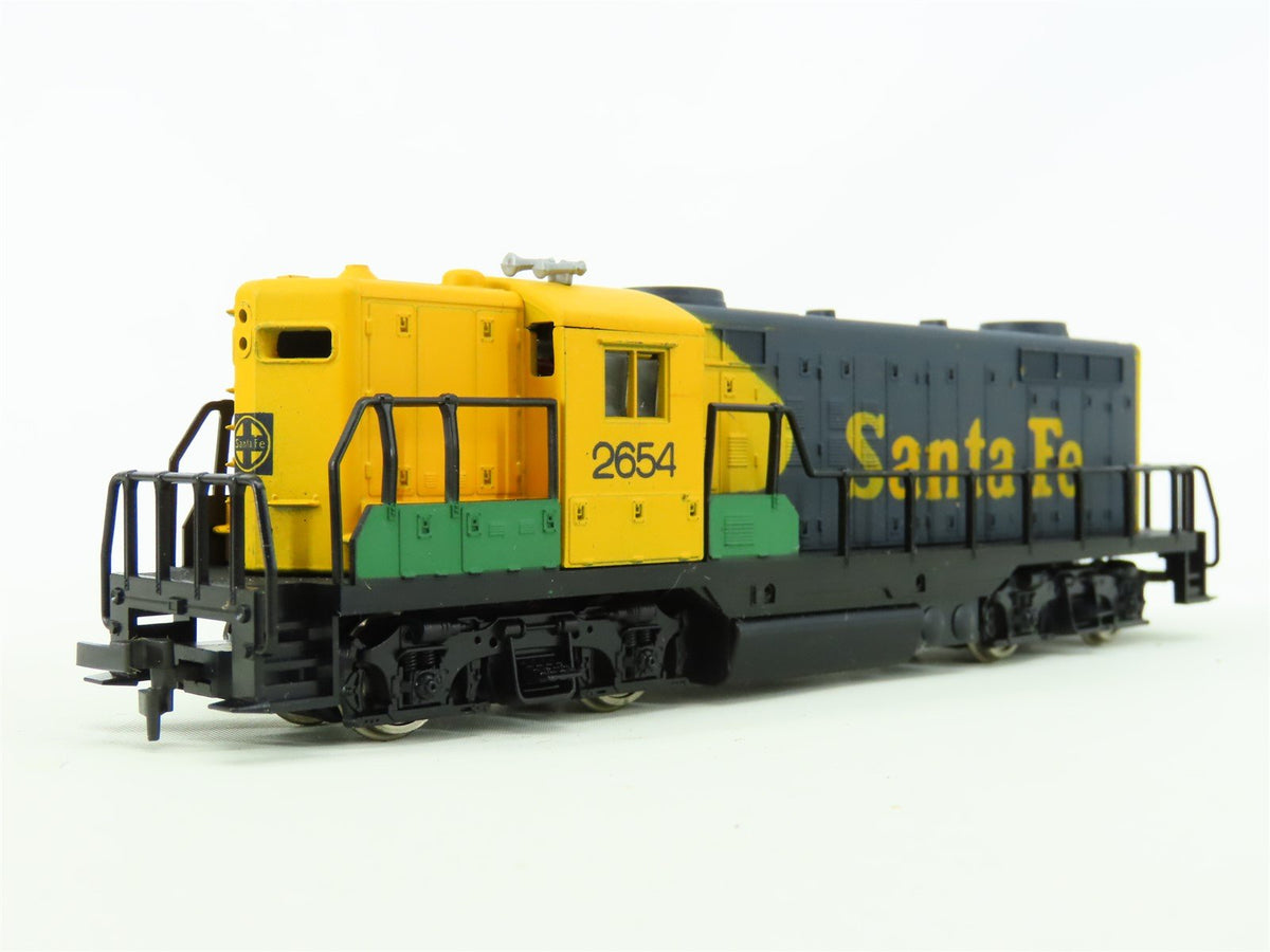 HO Scale AHM ATSF Santa Fe EMD GP18 Diesel Kellog&#39;s/Eggo Freight Train Set