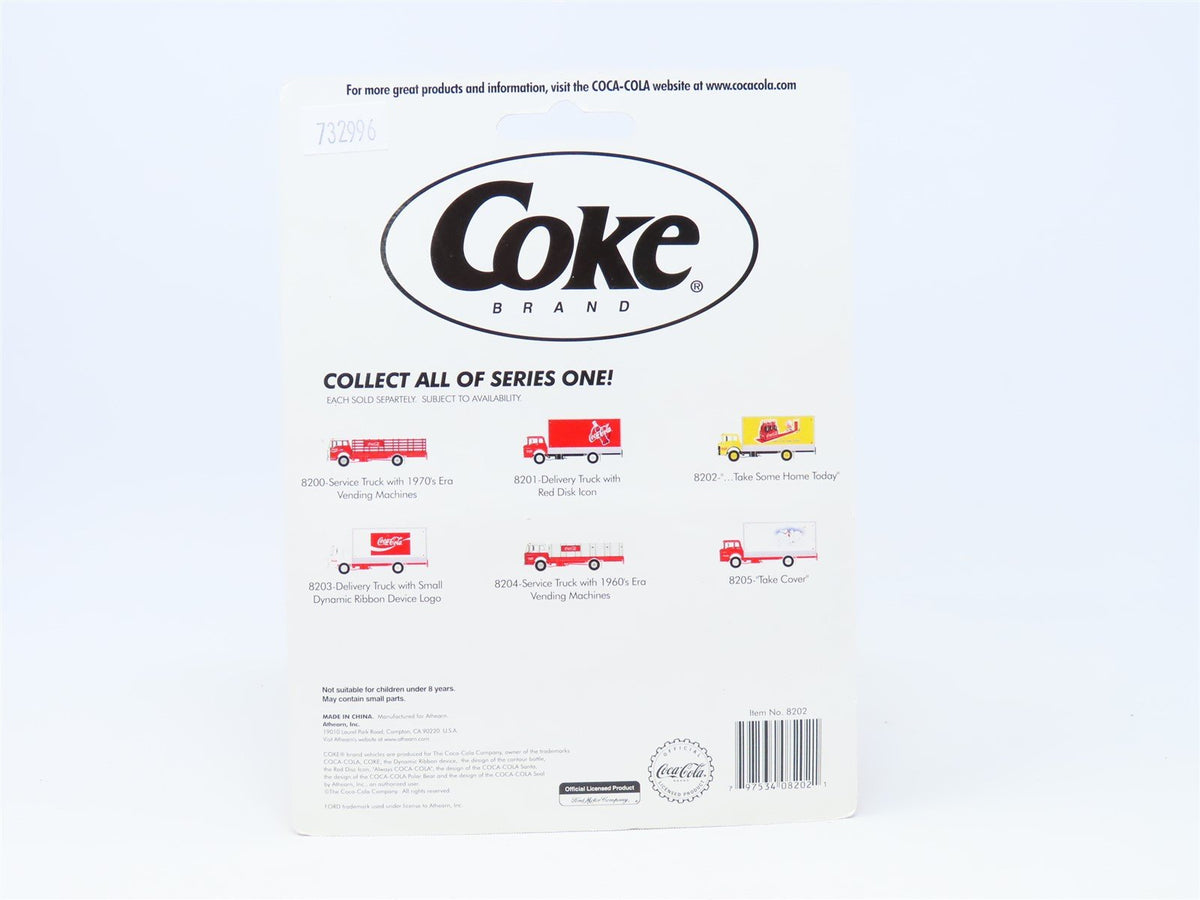 HO 1/87 Scale Athearn #8202 Ford C Series Coca-Cola Delivery Truck