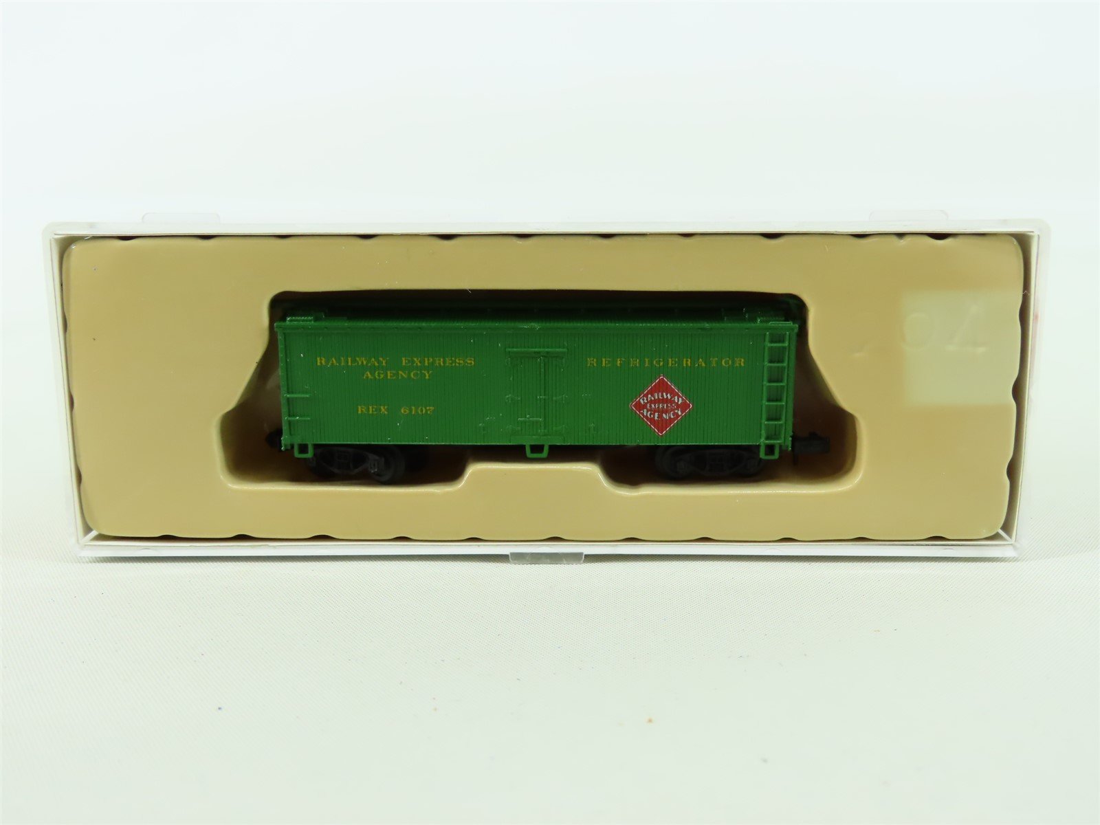 N Scale Con-Cor REX Railway Express Agency Refrigerator Car #6107