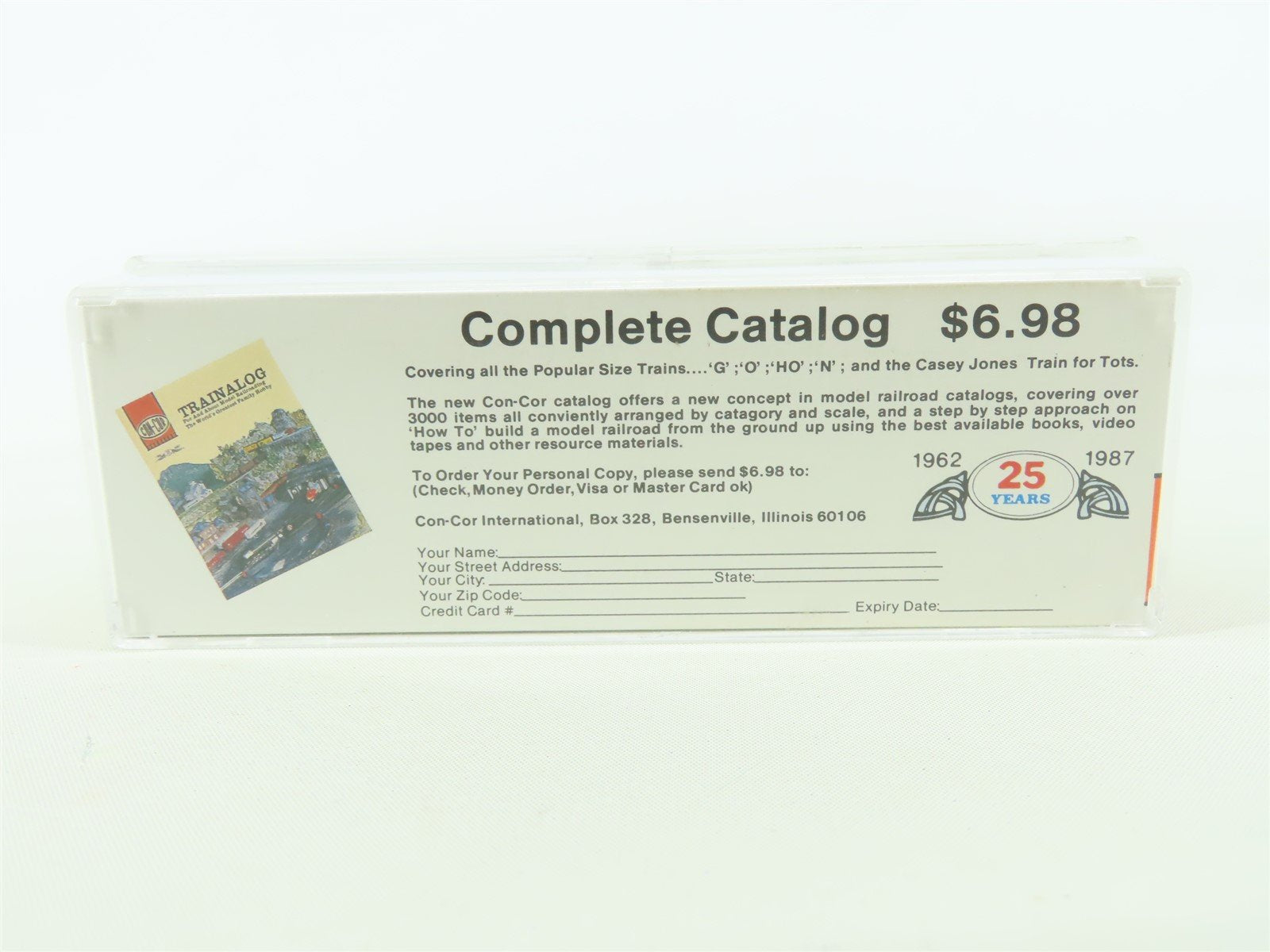 N Scale Con-Cor REX Railway Express Agency Refrigerator Car #6107