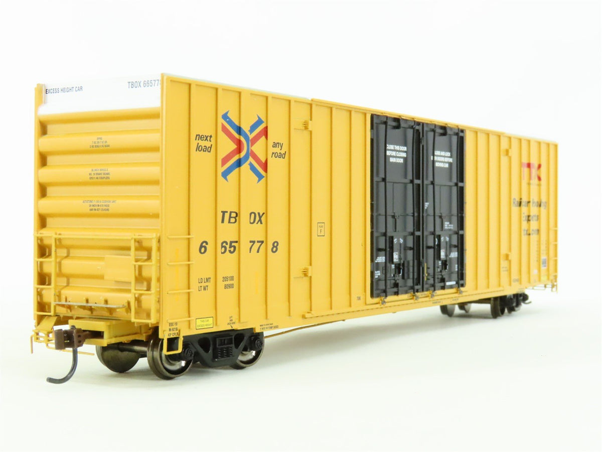 HO Scale Athearn 96298 TBOX Railbox 60&#39; Gunderson Steel Box Car #665778