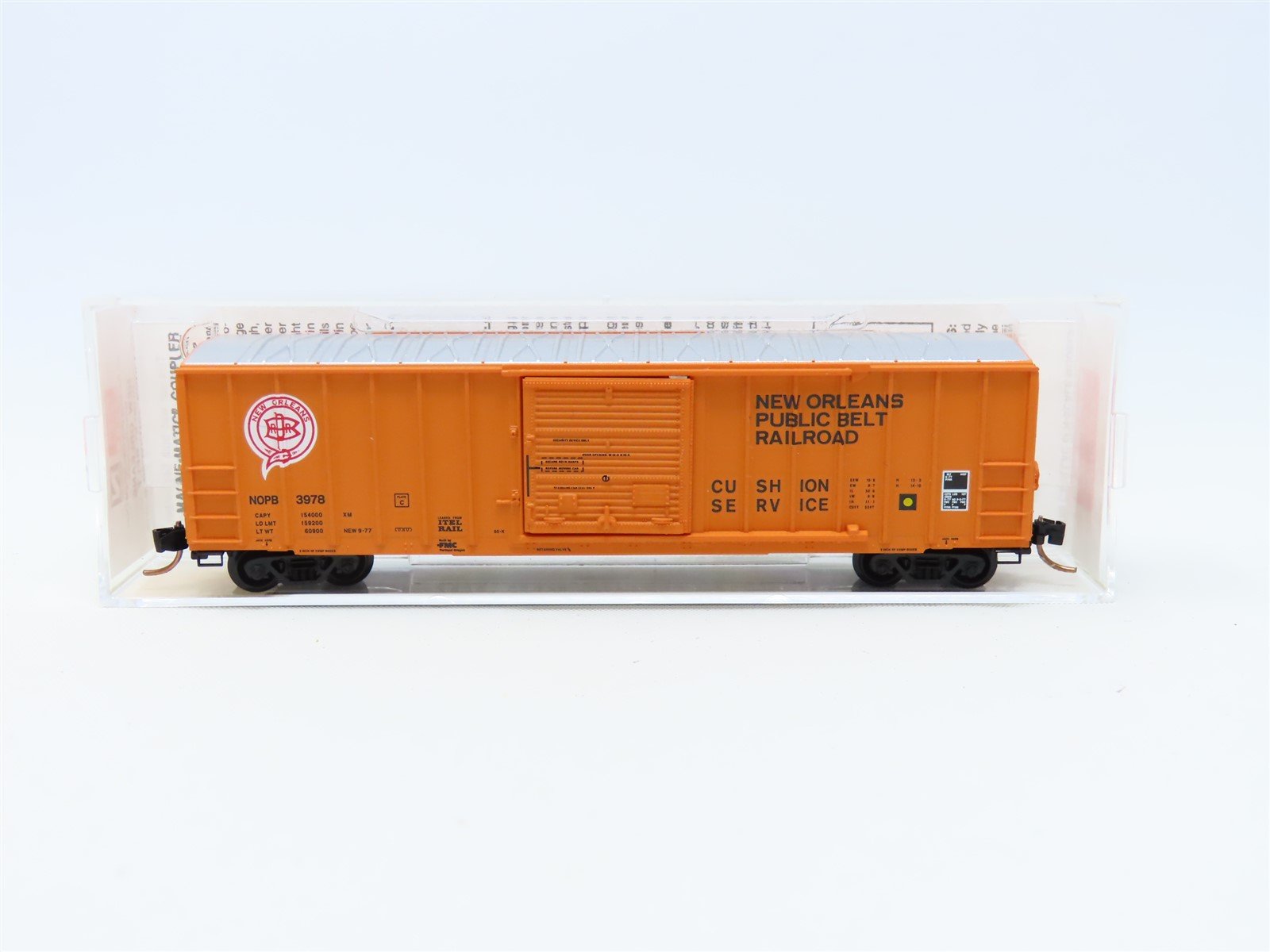 N Scale Micro-Trains MTL 25110 NOPB New Orleans Public Belt 50' Box Car #3978