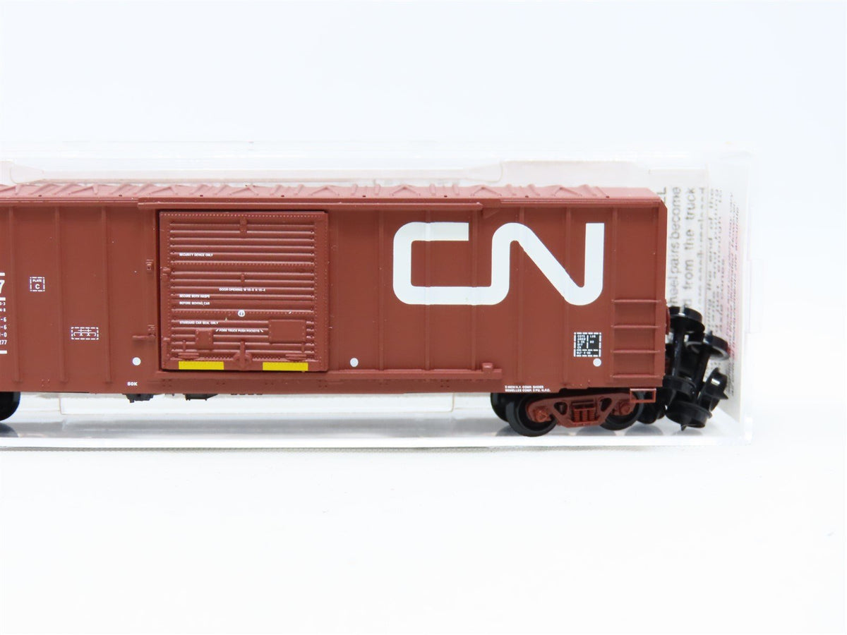 N Scale Micro-Trains MTL 25650 CN Canadian National 50&#39; Steel Box Car #419587