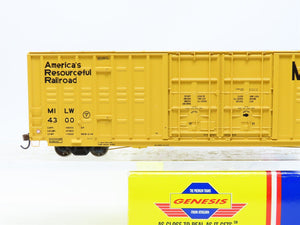 HO Scale Athearn Genesis G4013 MILW Milwaukee Road 60' Steel Box Car #4300