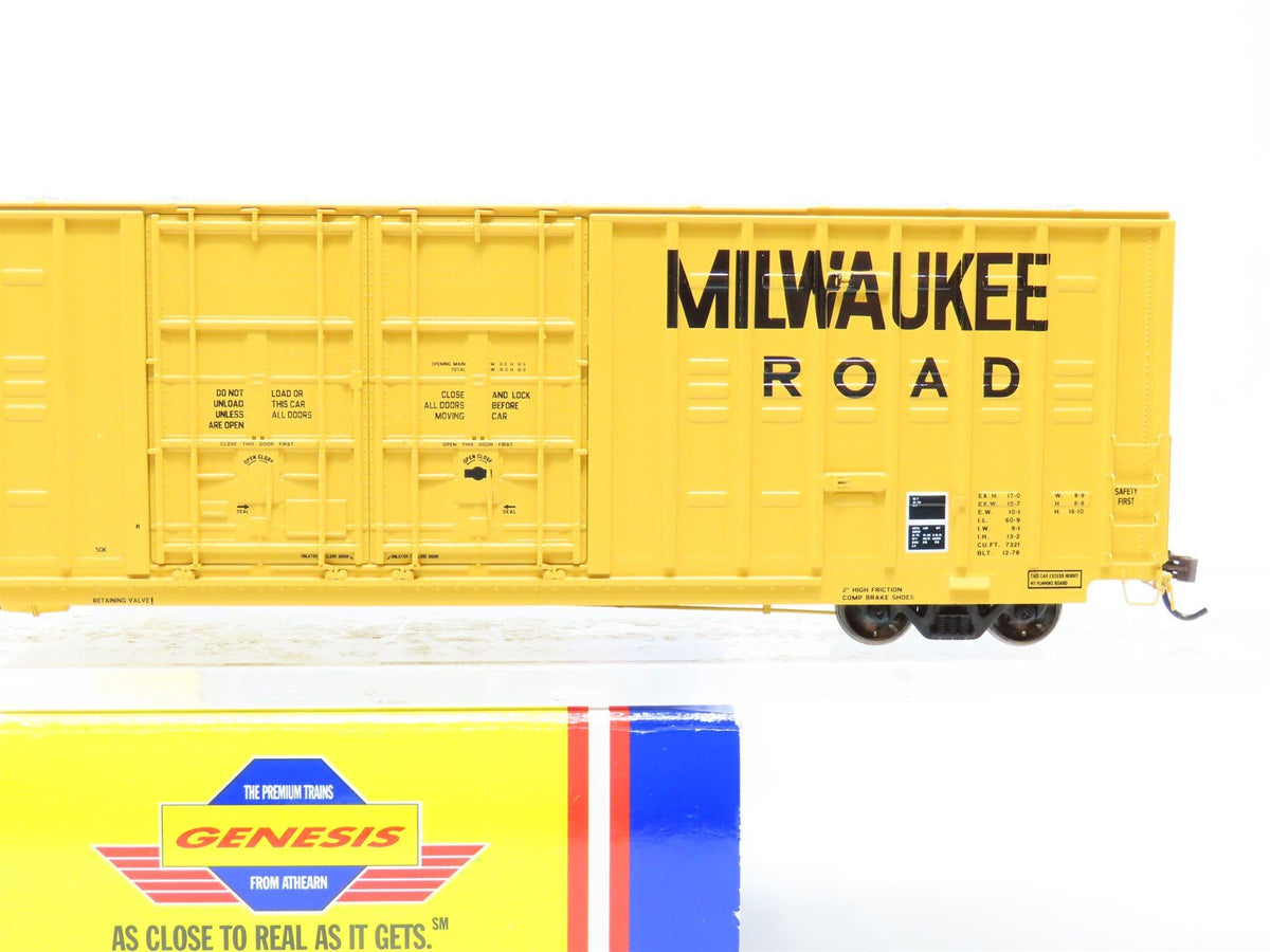 HO Scale Athearn Genesis G4013 MILW Milwaukee Road 60&#39; Steel Box Car #4300