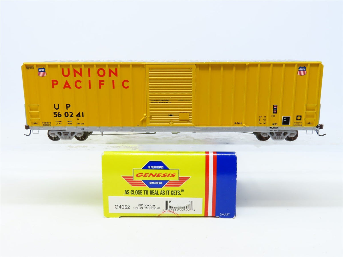 HO Scale Athearn Genesis G4052 UP Union Pacific 60&#39; Steel Box Car #560241