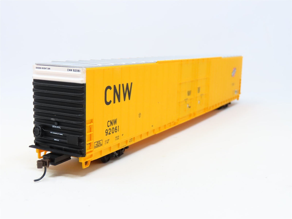 HO Scale Walthers 932-3508 CNW Chicago North Western 86&#39; Hi-Cube Box Car #92061