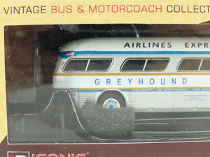 HO 1/87 Scale Iconic Replica #87-0207 GM PD-4104 Greyhound Bus - Airport Express