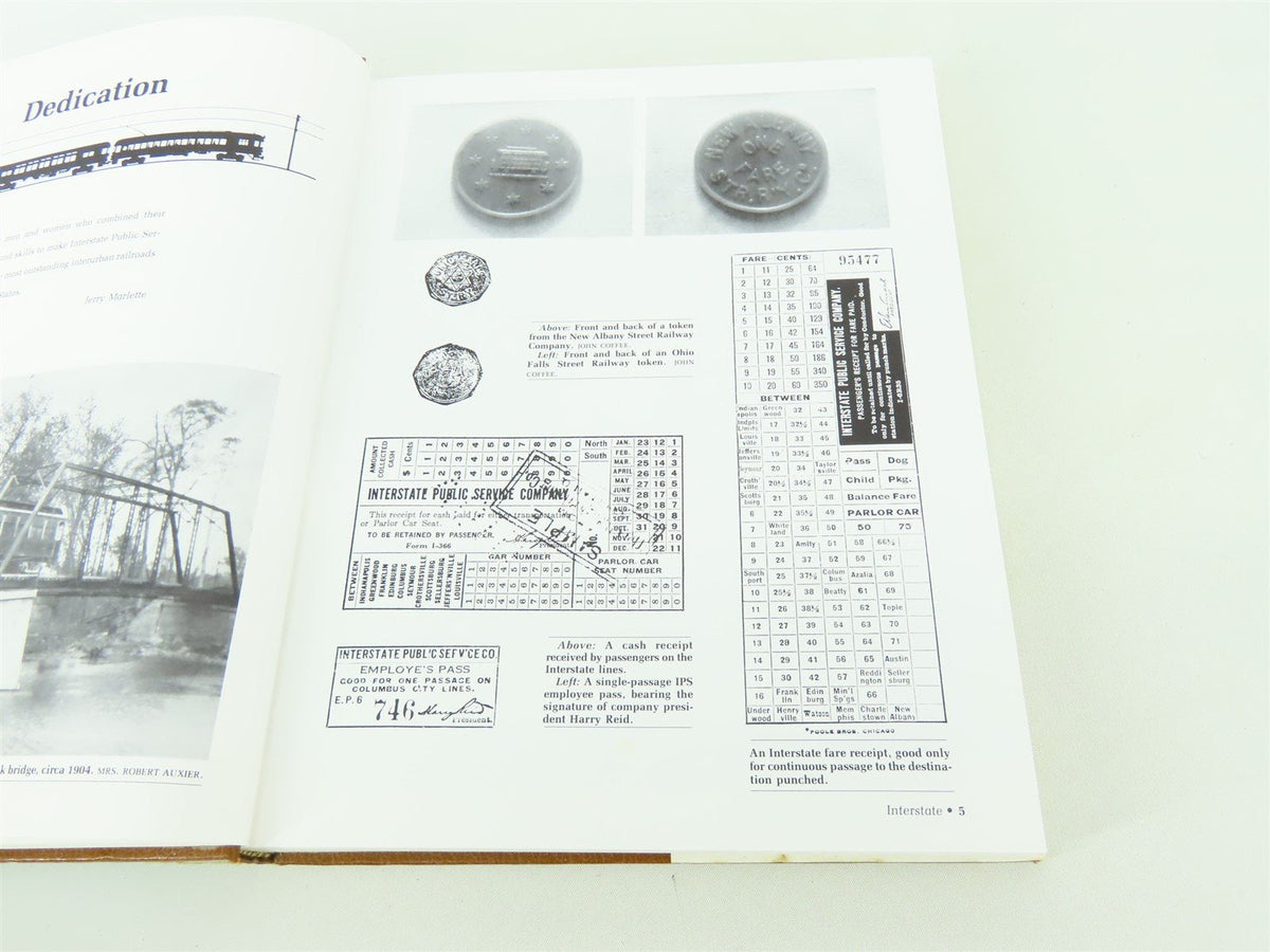Interstate A History of Interstate Public Service Rail by Marlette ©1990 HC Book