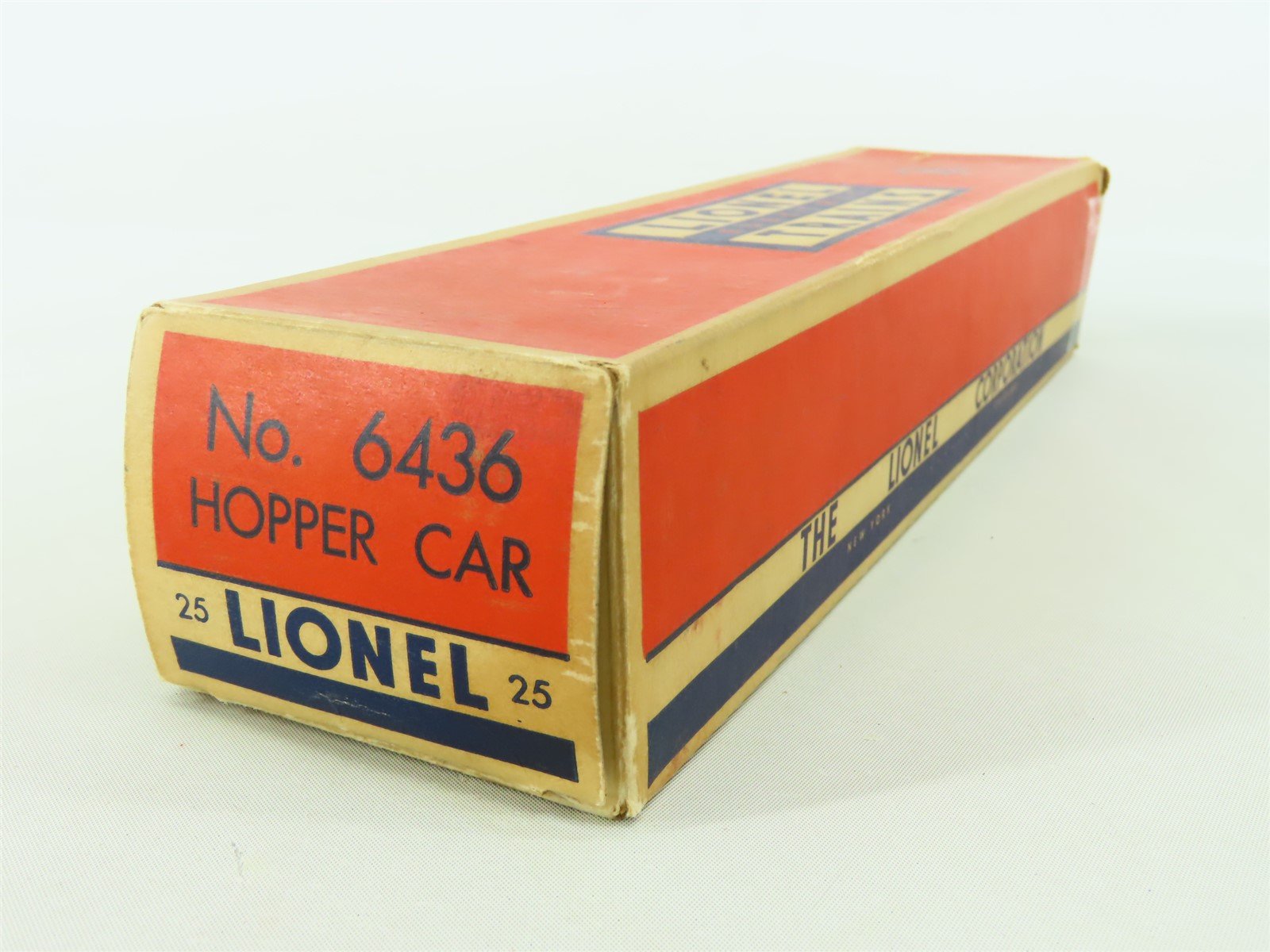 O Gauge 3-Rail Lionel 6436 LV Lehigh Valley 4-Bay Hopper w/Coal Load #64361