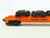 O Gauge 3-Rail Lionel Post War 6362-55 Truck Flat Car w/ Load - Orange #636255