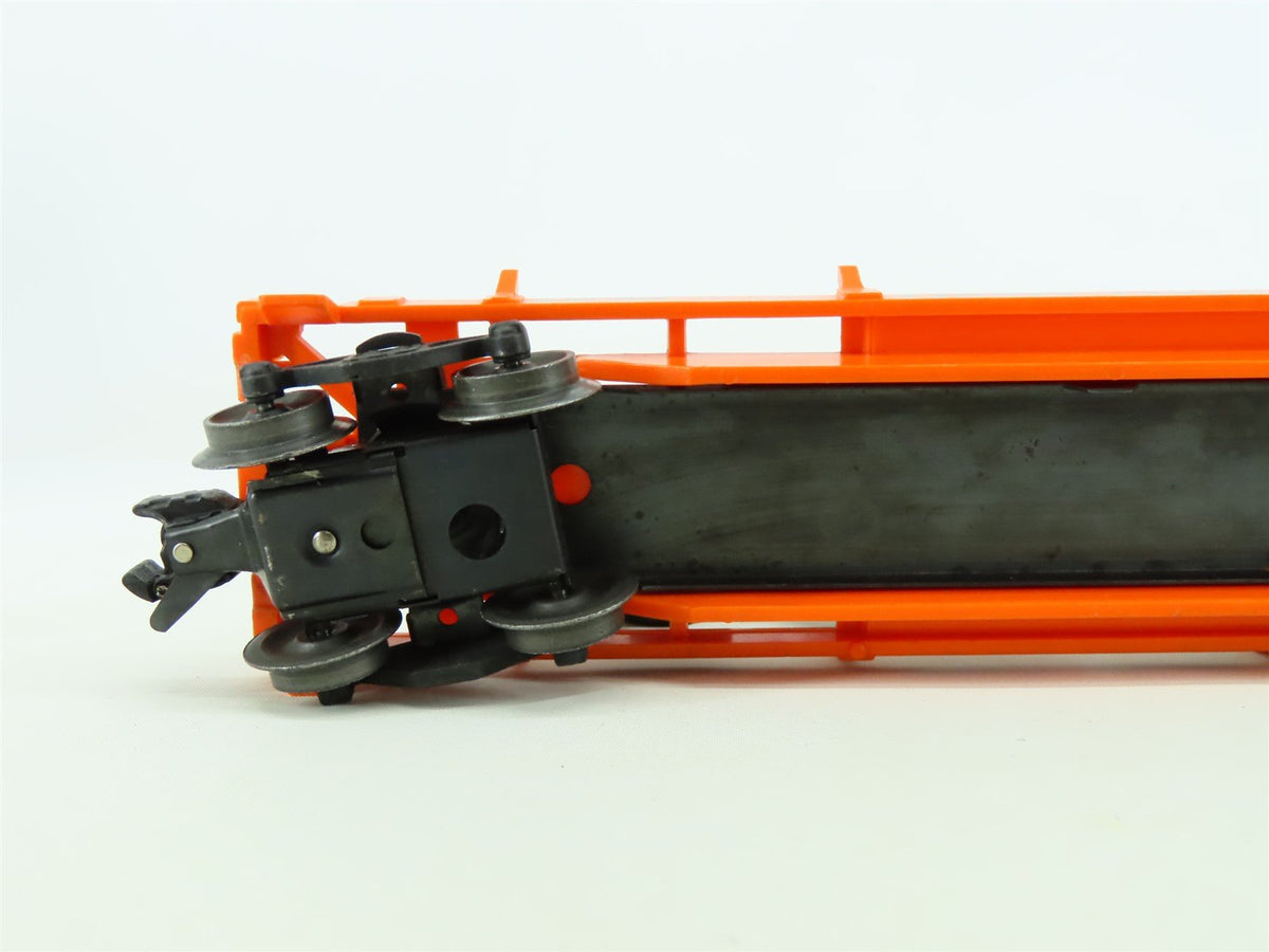 O Gauge 3-Rail Lionel Post War 6362-55 Truck Flat Car w/ Load - Orange #636255