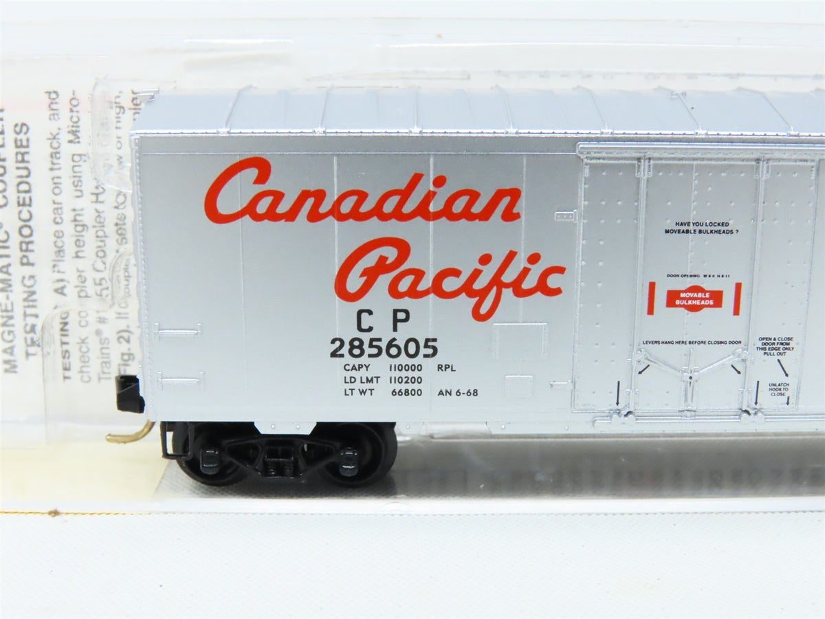 N Micro-Trains MTL 74040/3 CP Canadian Pacific 40&#39; Plug Door Box Car #285605