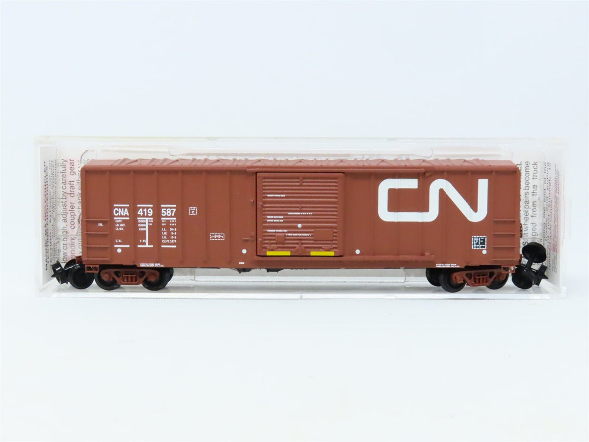 N Micro-Trains MTL 25650 CN Canadian National 50&#39; Single Door Box Car #419587