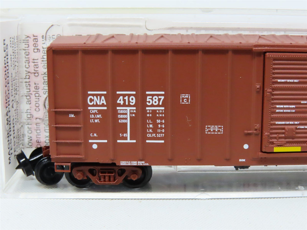 N Micro-Trains MTL 25650 CN Canadian National 50&#39; Single Door Box Car #419587