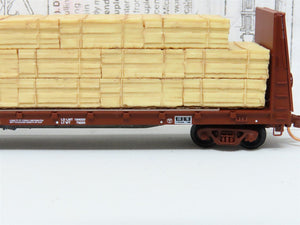 N Micro-Trains MTL 54140 CN Canadian National 61' Bulkhead Flat Car #622278