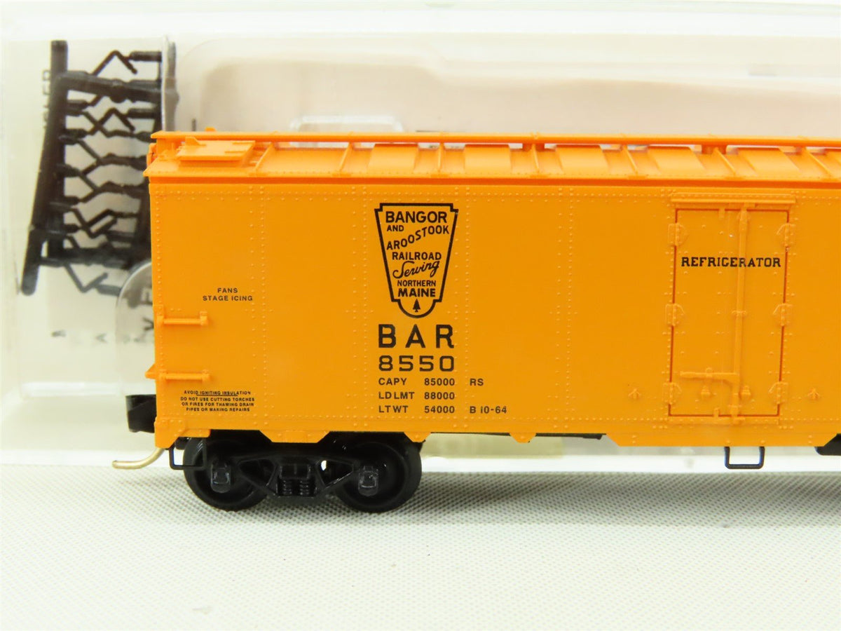 N Scale Micro-Trains MTL 59020 BAR Bangor &amp; Aroostook 40&#39; Steel Reefer #8550