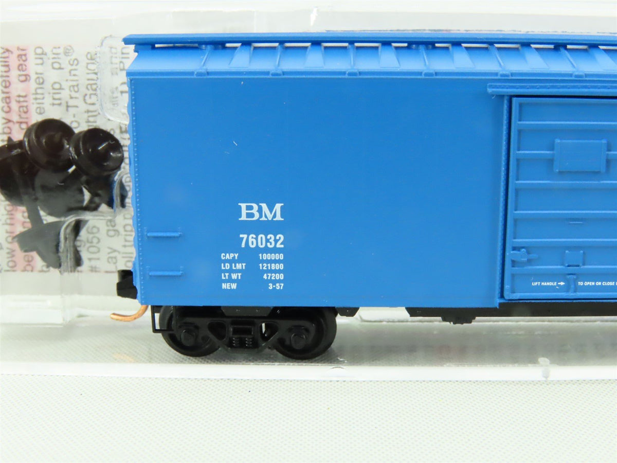 N Scale Micro-Trains MTL 02000696 BM Boston &amp; Maine 40&#39; Steel Box Car #76032