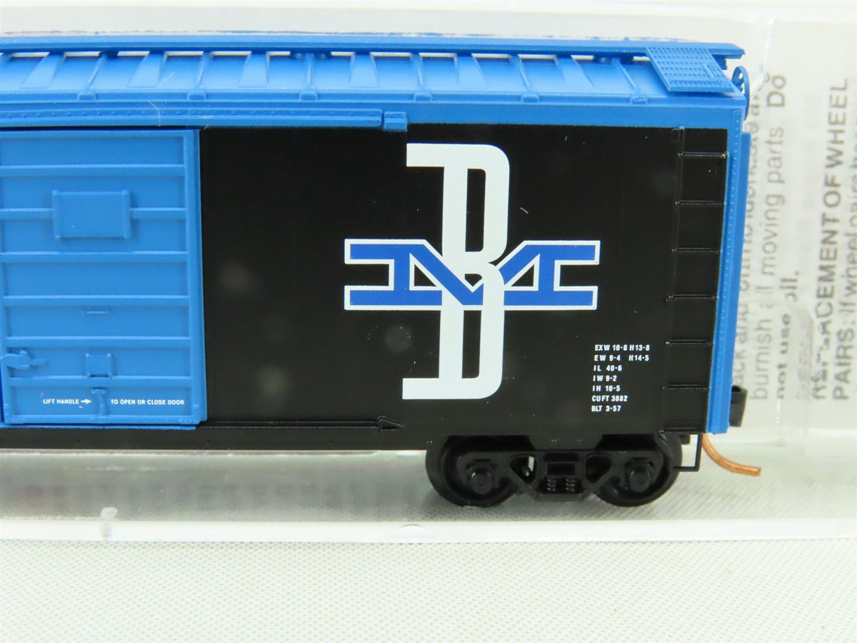 N Scale Micro-Trains MTL 02000696 BM Boston &amp; Maine 40&#39; Steel Box Car #76032