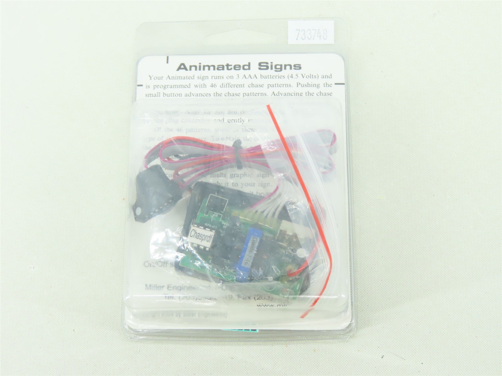 HO/O Scale Miller Engineering Light Works USA Kit #9981 Sherwin Williams Sign