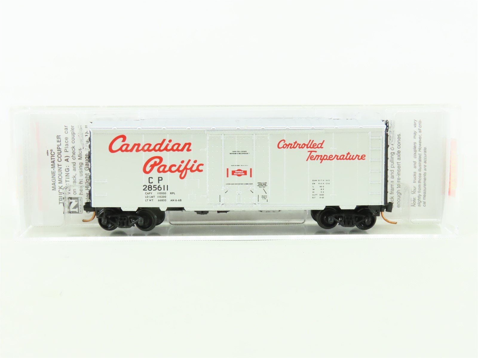 N Scale Micro-Trains MTL 07400040 CP Canadian Pacific Plug Door Box Car #285611