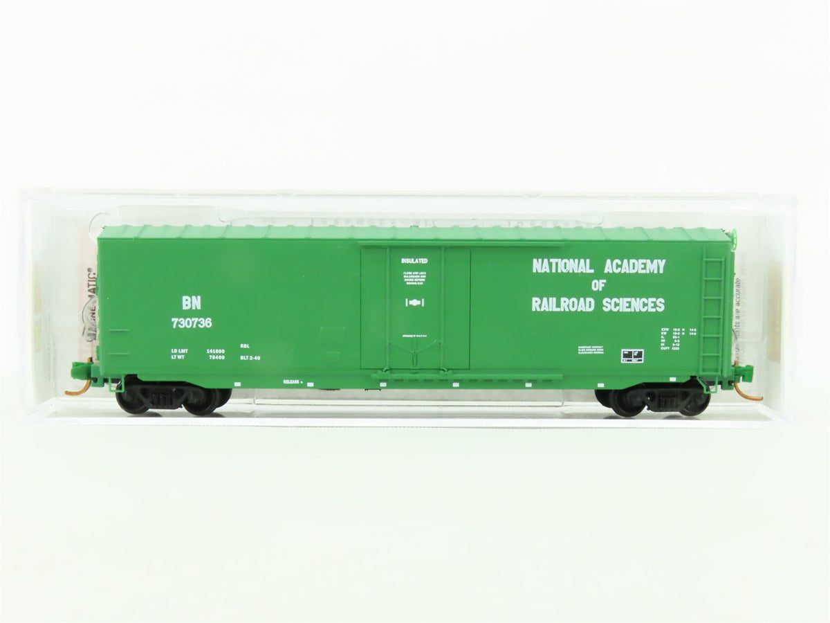 N Scale Micro-Trains MTL 03800520 BN Burlington Northern 50&#39; Box Car #730736