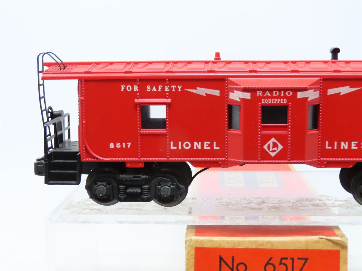 O Gauge 3-Rail Lionel 6517 Radio Equipped Bay Window Caboose w/ Lighting