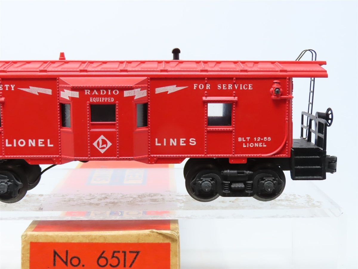 O Gauge 3-Rail Lionel 6517 Radio Equipped Bay Window Caboose w/ Lighting