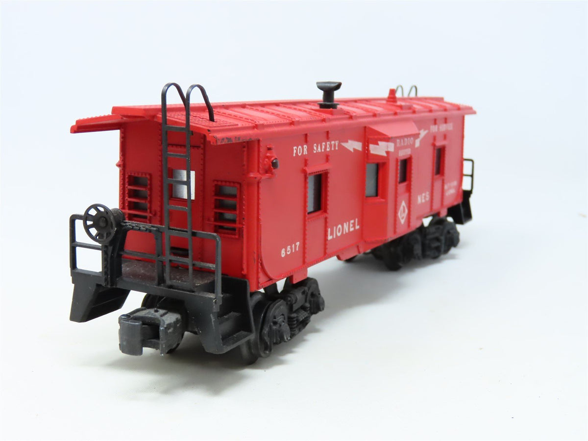 O Gauge 3-Rail Lionel 6517 Radio Equipped Bay Window Caboose w/ Lighting