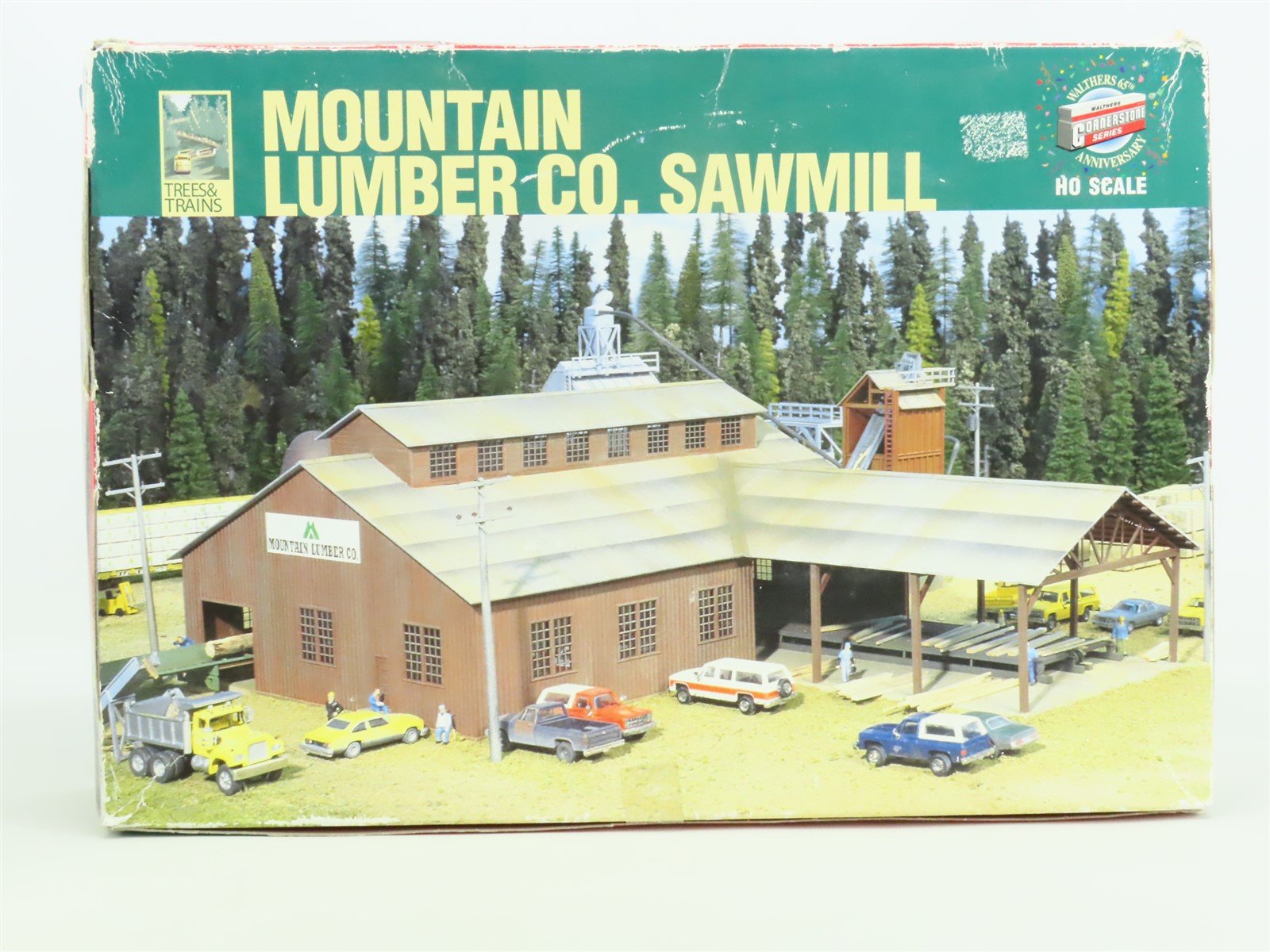 HO Scale Walthers Trees & Trains Kit #933-3058 Mountain Lumber Co. Sawmill