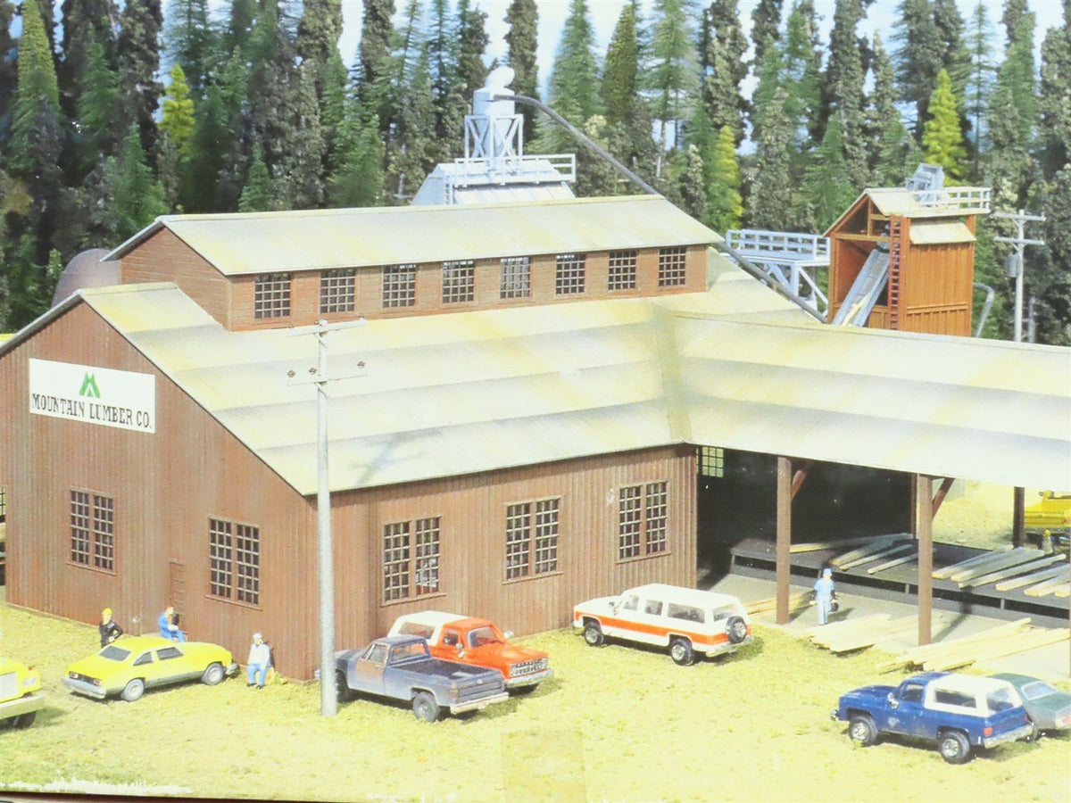 HO Scale Walthers Trees &amp; Trains Kit #933-3058 Mountain Lumber Co. Sawmill