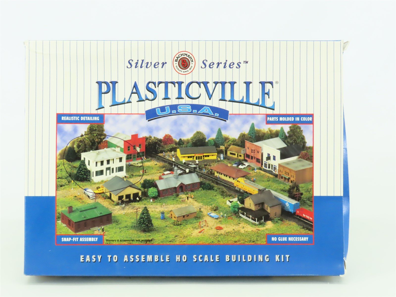 HO Scale Bachmann Silver Series Plasticville USA Kit #45531 Georgian Mansion