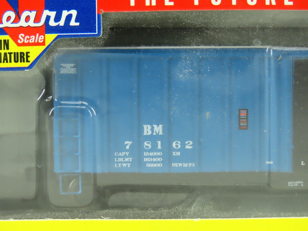 N Scale Athearn 10542 BM Boston &amp; Maine 50&#39; Steel SIECO Box Car #78162