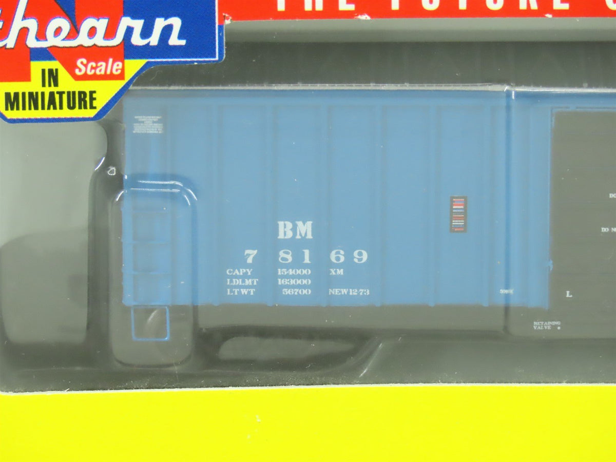 N Scale Athearn 10541 BM Boston &amp; Maine 50&#39; Steel SIECO Box Car #78169