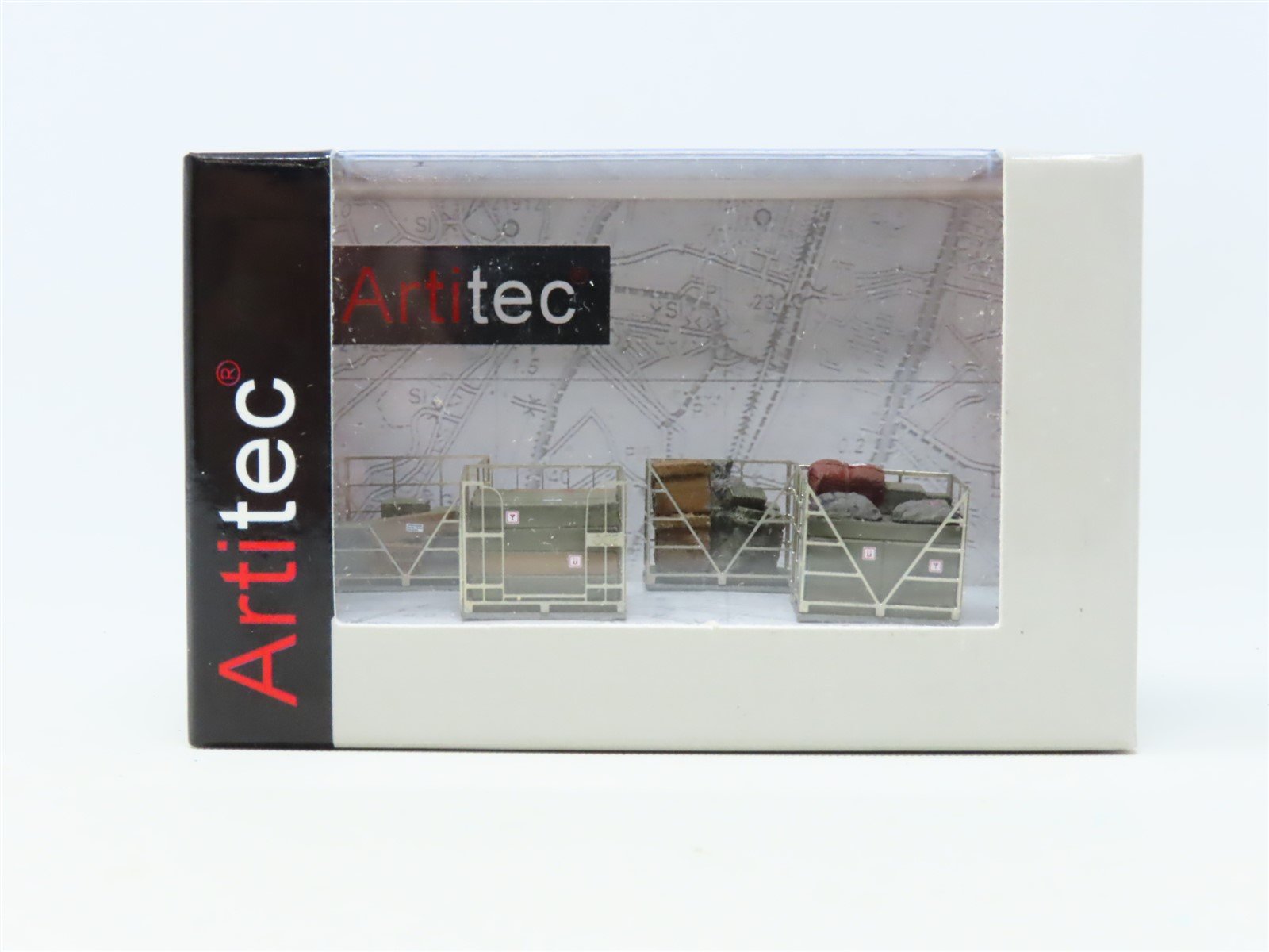 HO 1/87 Scale Artitec #387.222 Metal Cage Containers on Pallets