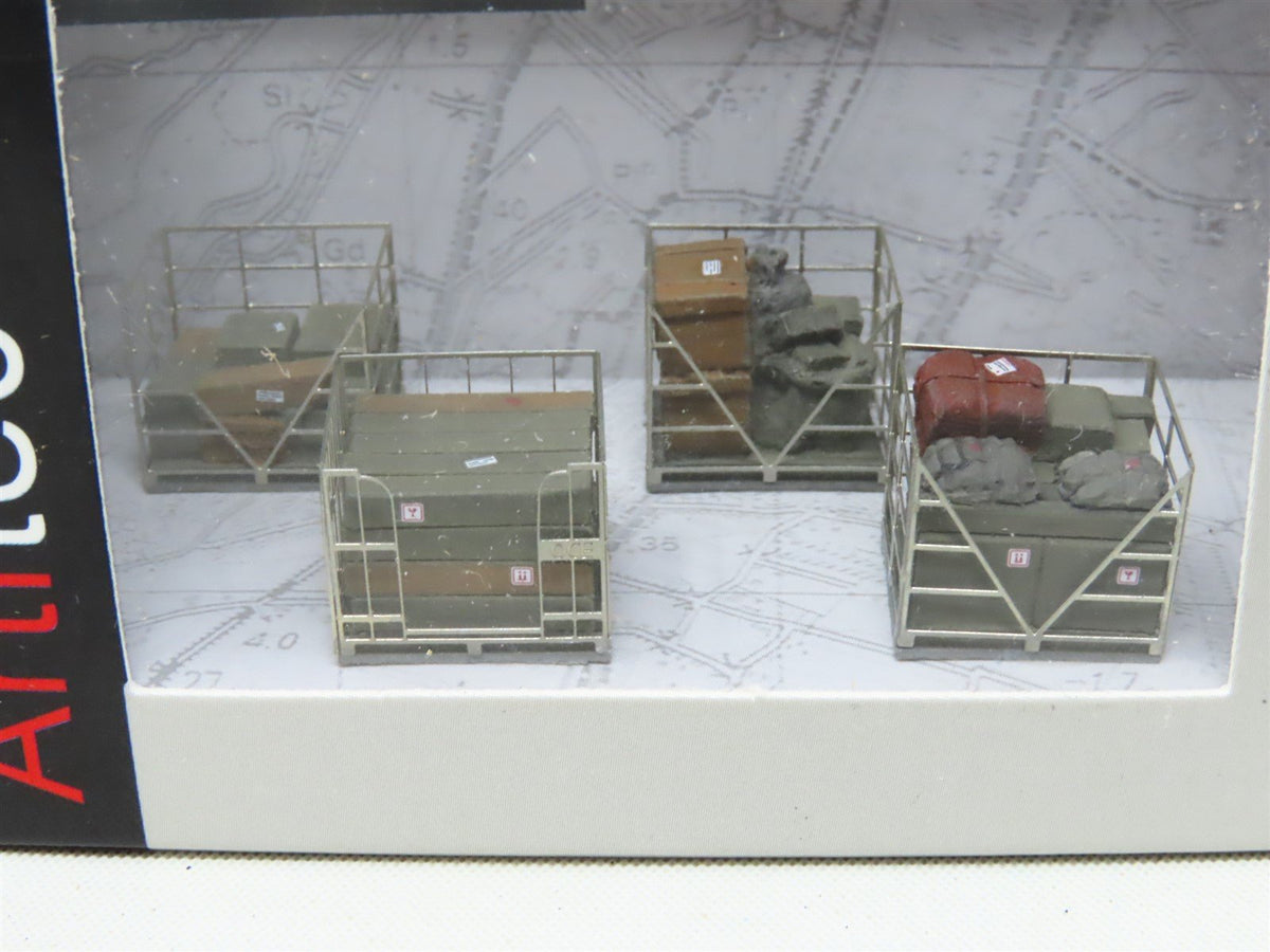 HO 1/87 Scale Artitec #387.222 Metal Cage Containers on Pallets