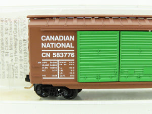 N Scale Micro-Trains MTL 23070 CN Canadian National 40' Steel Box Car #583776