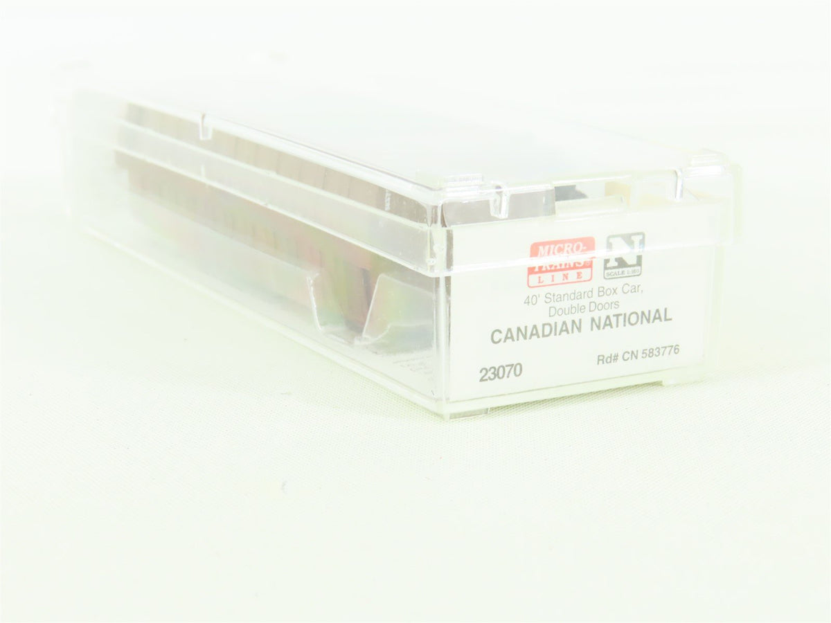 N Scale Micro-Trains MTL 23070 CN Canadian National 40&#39; Steel Box Car #583776