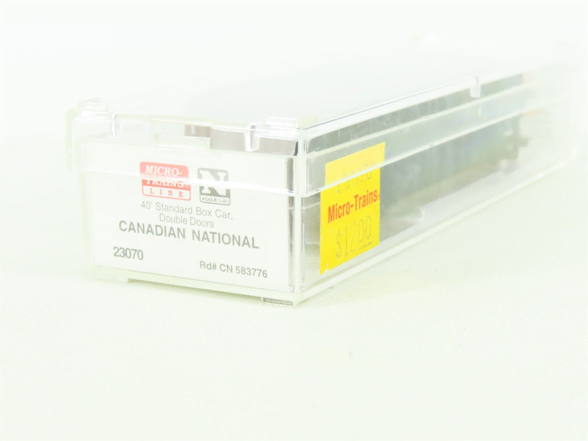 N Scale Micro-Trains MTL 23070 CN Canadian National 40&#39; Steel Box Car #583776