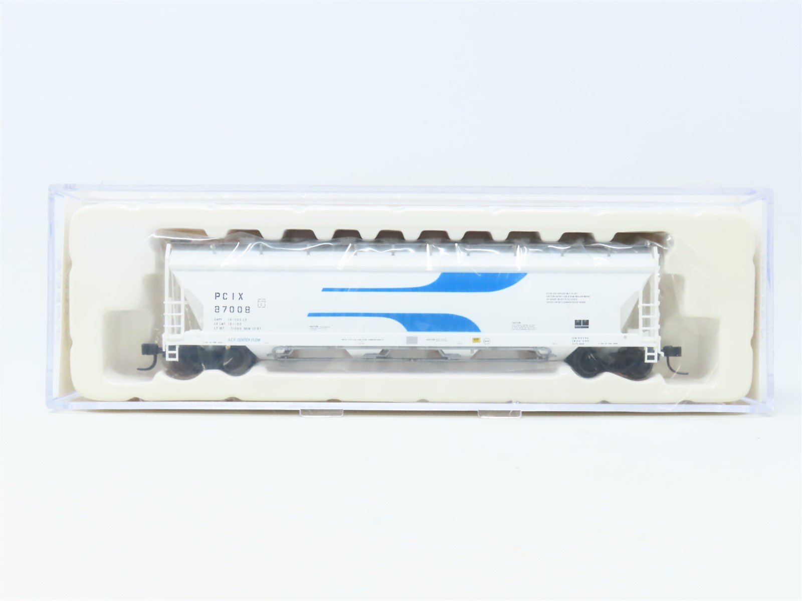 N Scale Atlas 40102 PCIX Continental Baking 4-Bay Covered Hopper #87008