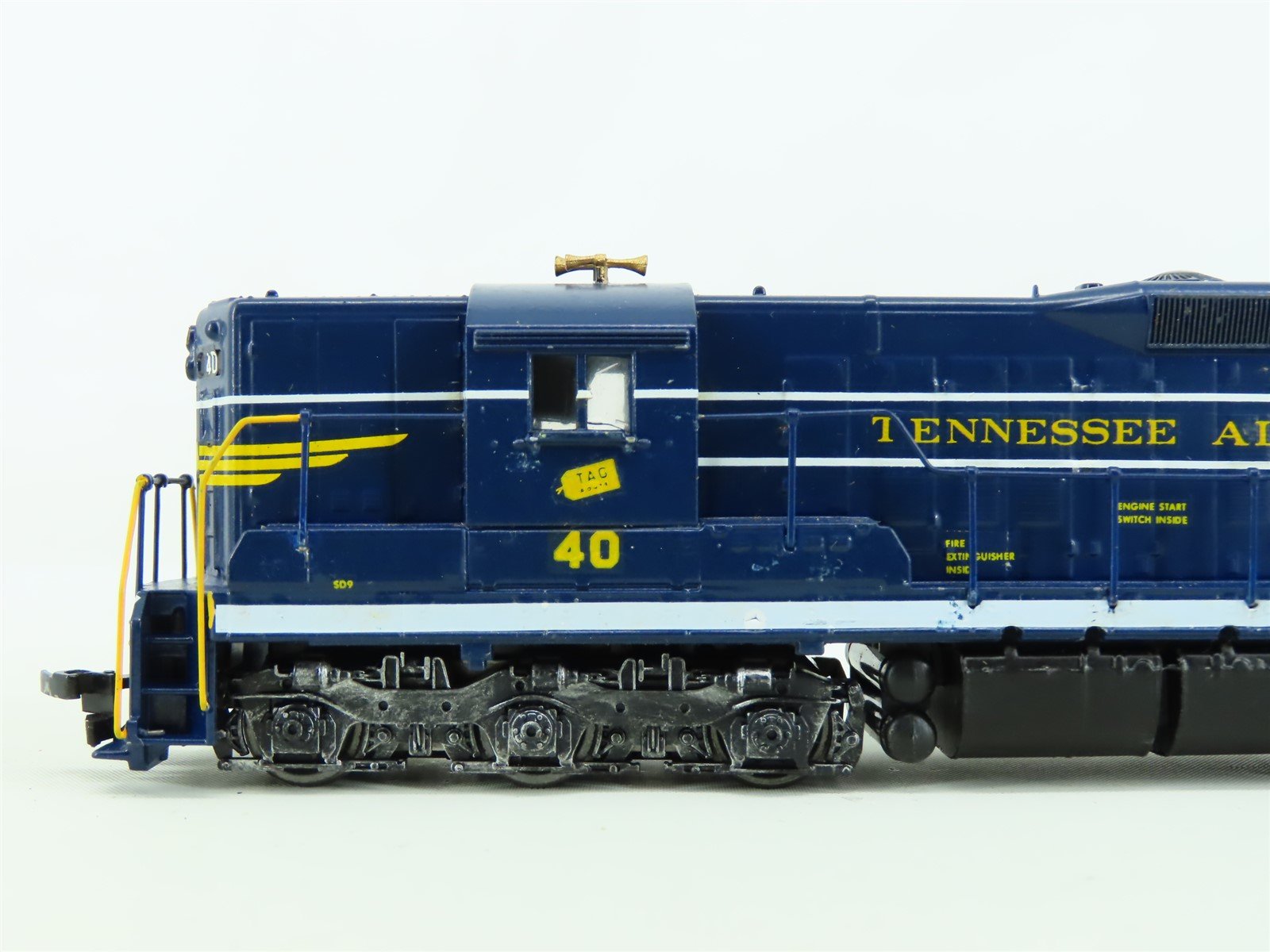 HO Scale Athearn TAG Tennessee Alabama & Georgia EMD SD9 Diesel #40 - Custom