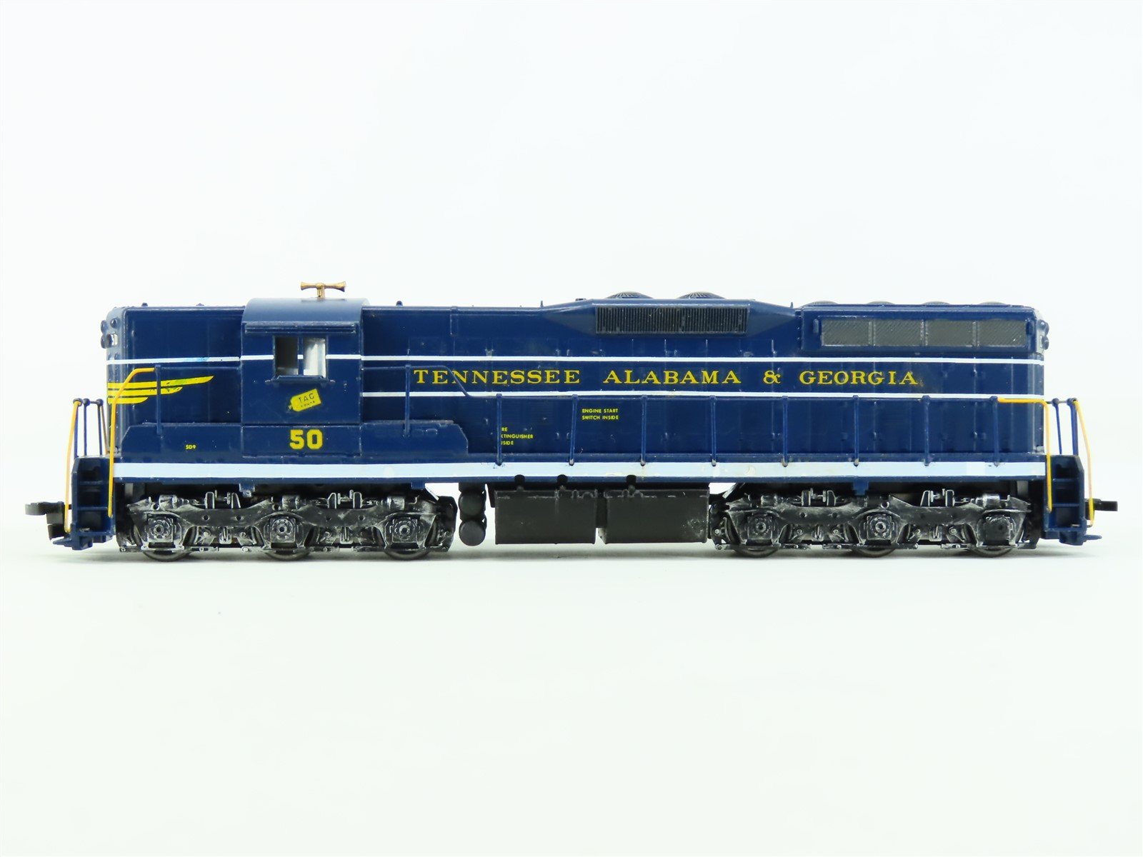 HO Scale Athearn TAG Tennessee Alabama & Georgia EMD SD9 Diesel #50 - Custom