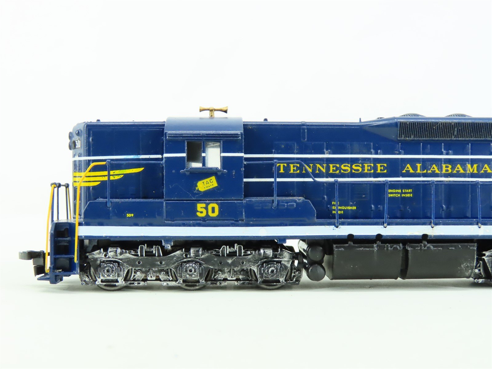 HO Scale Athearn TAG Tennessee Alabama & Georgia EMD SD9 Diesel #50 - Custom