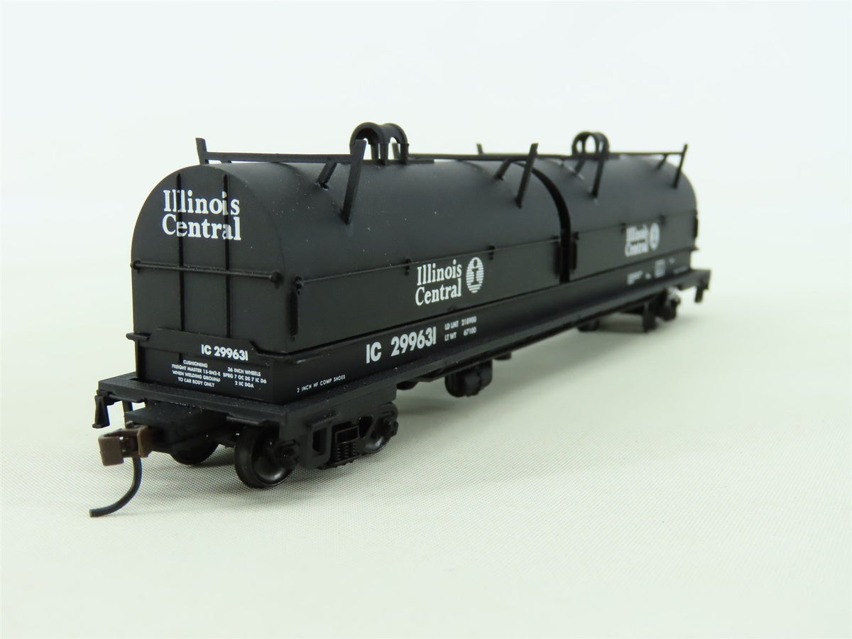HO Scale Walthers 932-3889 IC Illinois Central 55&#39; Cushion Coil Car #299631