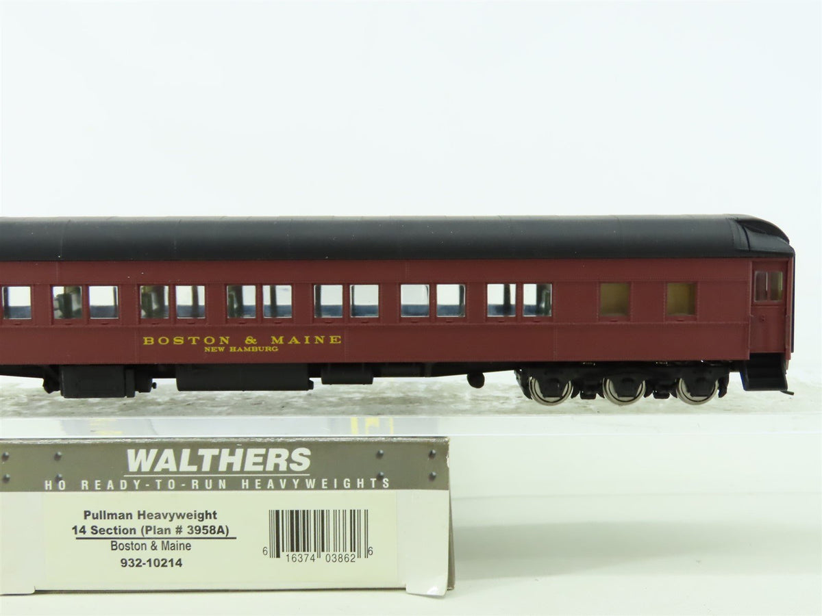HO Scale Walthers #932-10214 BM Boston &amp; Maine Coach Passenger &quot;New Hamburg&quot;