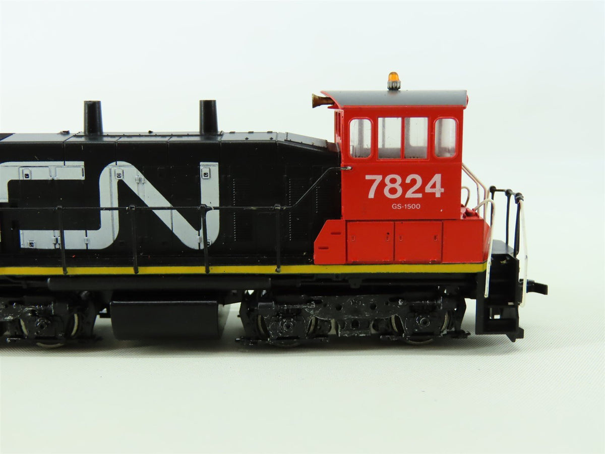 HO Scale Athearn CN Canadian National EMD SW1500 Diesel Switcher #7824