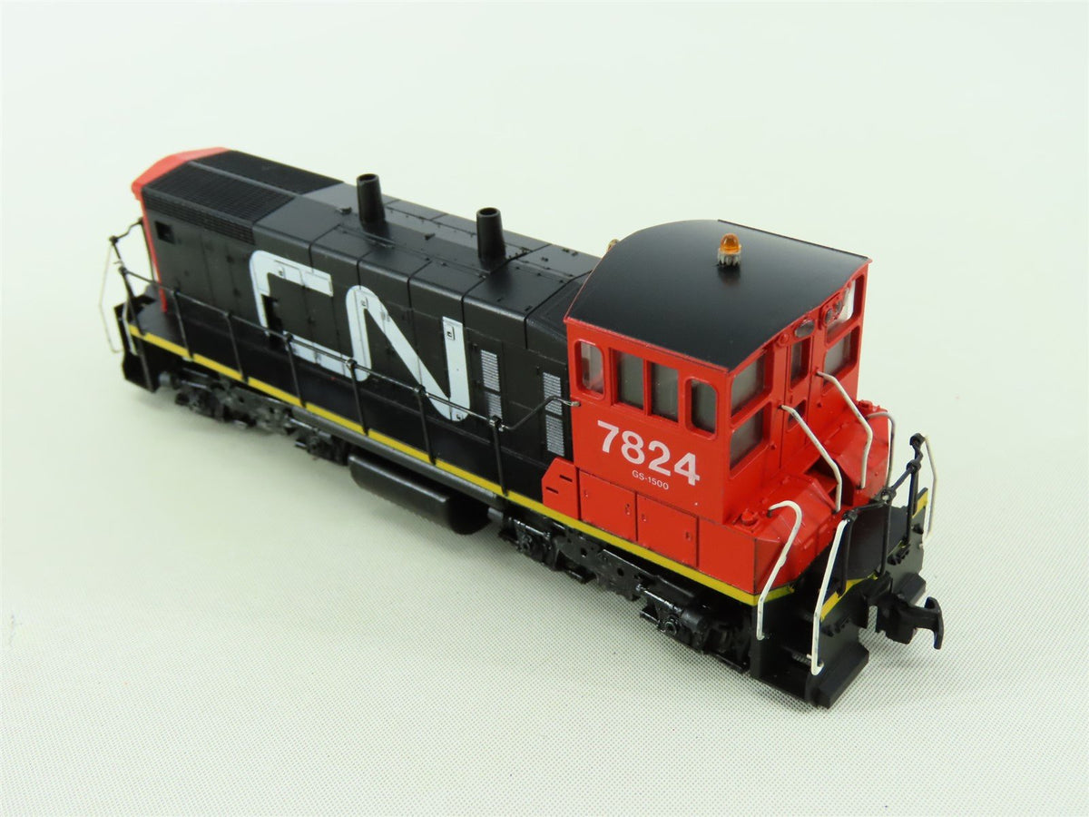 HO Scale Athearn CN Canadian National EMD SW1500 Diesel Switcher #7824