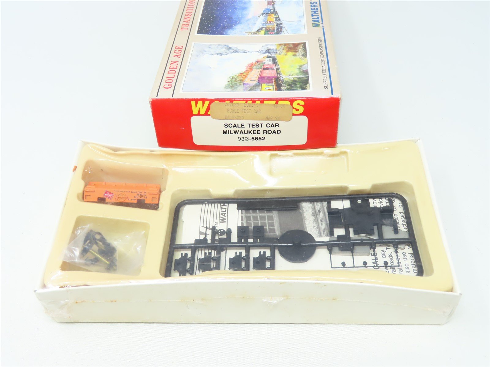 HO Scale Walthers Kit 932-5652 MILW Milwaukee Road Scale Test Car #980238