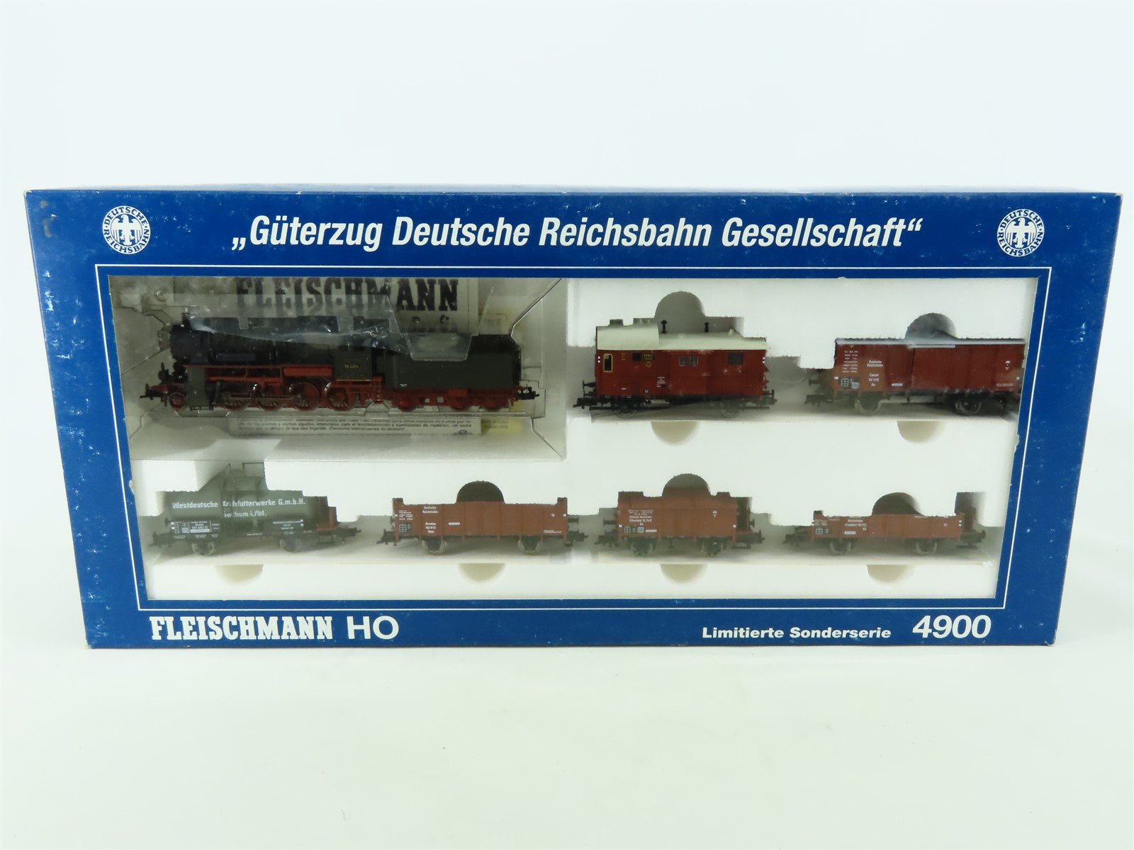 HO Scale Fleischmann 4900 DRG German Era II 2-8-0 BR 56 Steam Freight Train Set